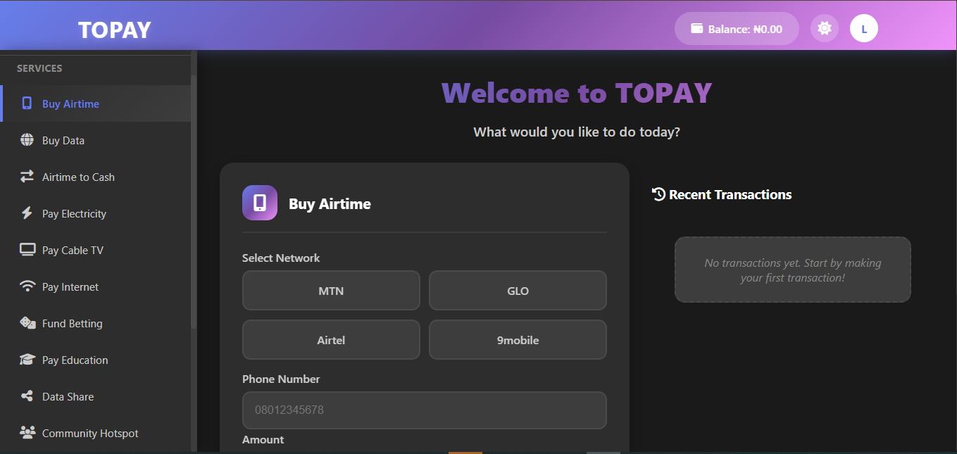 ToPay Wallet